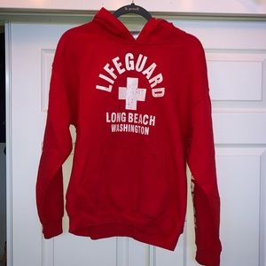 Long Beach Washington lifeguard hoodie